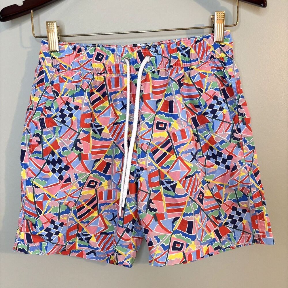 J. Crew Men’s XS Swim Trunks Liberty® Ocean Breeze print Bathing Suit